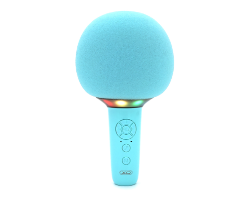 Бездротовий мікрофон XO-BE50, RGB Led, Blue, BOX