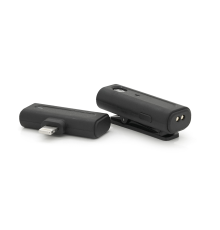 Петличний бездротовий мікрофон M9, роз'єм Lighting, вбудований акумулятор 80 mAh, Black, Box