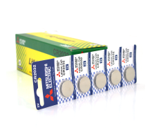 Батарейка літієва MITSUBISHI CR2032 5pcs/card, 100pcs/inner box, 5000pcs/ctn