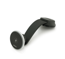 Автотримач Yesido C292+ Wireless Charging 15W, кріплення на торпеду, магніт, Black, Box