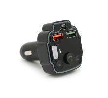 FM-модулятор Q8 з еквалайзером, 3.1A, USB, TF, 55.5х41.5х37.5