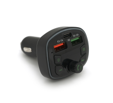 FM-модулятор Q7 з еквалайзером, 3.1A, PD18W, USB, TF, 55.5х41.5х37.5