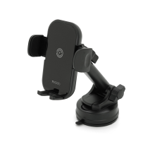 Автотримач Yesido C197+ Wireless Charging 15W, кріплення на торпеду, клямка 50-90мм, Black, Box