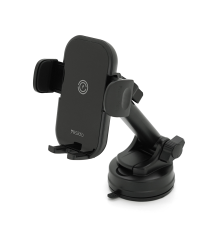 Автотримач Yesido C197+ Wireless Charging 15W, кріплення на торпеду, клямка 50-90мм, Black, Box