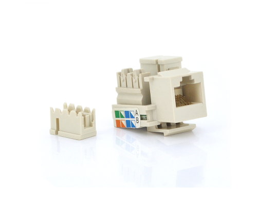 Модуль широкий Keystone Jack RJ-45 кат.5E UTP, 23,0 мм, Q50