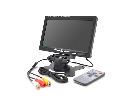 Монітор для відеоспостереження TFT 7 ", AV, 1024 * 600ips, 12V, BOX