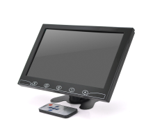 Монітор для відеоспостереження 10.1 ", AV + VGA + HDMI + RCA роз'єми, 1024 * 600ips, 12-24V, BOX