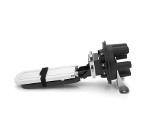 Муфта оптична Merlion ML-OP-F103H-24C, герметична, 5 вводів, до 2-х касет, до 24 зварок, матеріал PP