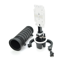 Муфта оптична Merlion ML-OP-F105H-48C, герметична, 4 введення, до 2-х касет, до 48 зварок, матеріал PP Муфта оптична Merlion ML-OP-F105H-48C, герметична, 4 введення, до 2-х касет, до 48 зварок, матеріал PP