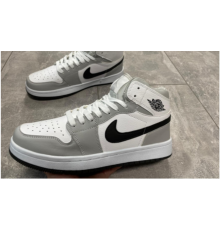 Кросівки чоловічі Nike Air Jordan, натуральна шкіра,сірі