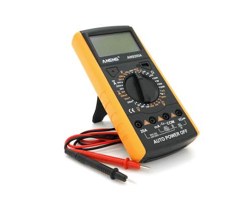 Мультиметр ANENG AN9205A, вимірювання: V, A, R, F, функція hFE Мультиметр ANENG AN9205A, вимірювання: V, A, R, F, функція hFE