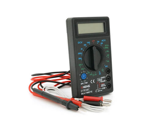 Мультиметр ANENG AN-DT838C, вимірювання: V, A, R, C, функція hFE Мультиметр ANENG AN-DT838C, вимірювання: V, A, R, C, функція hFE
