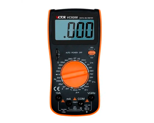 Мультиметр Victor VC9205, вимірювання: V, A, R, С, F