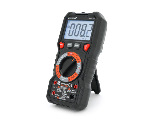 Мультиметр Mayilon HT-118C, вимірювання: V, A, R, C, F, T
