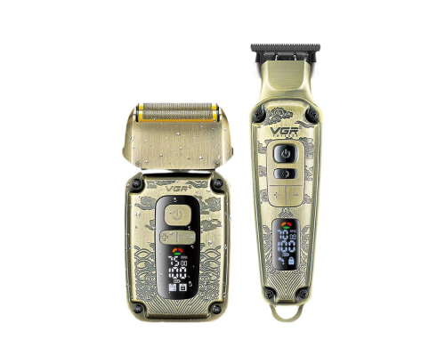 Комплект VGR 2 в 1 V-641, триммер + шейвер, Box