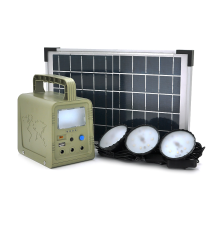 Портативный фонарь BRAZZERS BRPF-CF42/18, Solar panel 18W, LiFePO4 - 42Wh, DC: 2x3.2V, USB:: 1x5V/2A, 3x6W Led лампы 1м, 3W встроенный фонарь, BOX