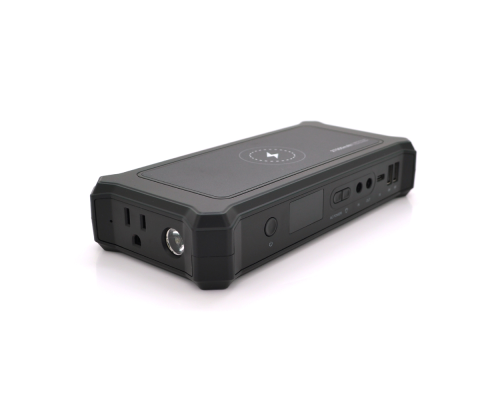 Портативний PowerBank потужністю 100W, 27000mAh (99.9Wh), 2xUSB-A Output: 5V/3.5A, DC Output: 12V/10A, Wireless Charger: 10W, LED, Q6