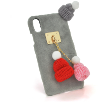 Накладка Пушистая Шапки iPhone 7 Plus/8 Plus