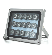 Прожектор спрямований із сутінковим датчиком YOSO 12V 30W, 15LED, IP66, кут огляду 60°, дальність до 50м, 177*138*65мм, BOX