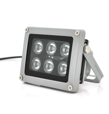 Прожектор спрямований з сутінковим датчиком YOSO 12V 12W, 6LED, IP66, кут огляду 60 °,робоча відстань до 30м, 113*84*86мм, BOX