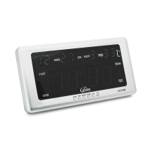Настінний годинник VST-2168, з календарем та термометром, Green, Box