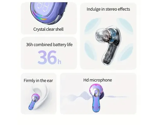 Бездротові bluetooth-навушники Сині TWS із зарядним кейсом Ultrapods Pro V5.3
