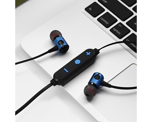Навушники з Bluetooth/MicroCD (Магнітні, спортивні, потужні) MG-G20 Синій Навушники з Bluetooth/MicroCD (Магнітні, спортивні, потужні) MG-G20 Синій