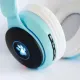 Бездротові навушники "Кошичі вушка" CatEar ST77M з підсвіткою RGB Bluetooth MP3 плеєр Blue