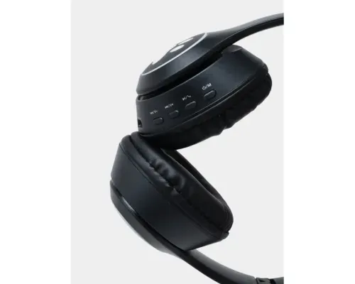 Бездротові навушники з котячими вушками та RGB-підсвіткою FM-радіо, micro SD Cat MZ-023 Чорні Бездротові навушники з котячими вушками та RGB-підсвіткою FM-радіо, micro SD Cat MZ-023 Чорні