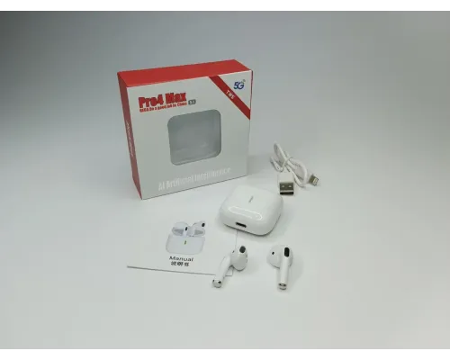 Бездротові Bluetooth-навушники із сенсорним регулюванням Pro 4 MAX