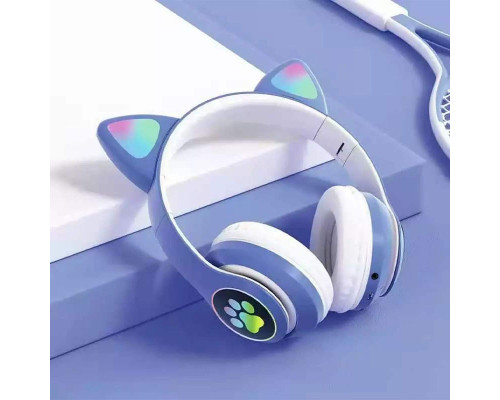 Бездротові Bluetooth навушники з вушками з LED-підсвіткою AKS-28