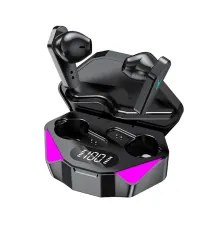 Ігрові геймерські бездротові навушники Bluetooth TWS X15 стереогарнітура з мікрофоном зарядним кейсом
