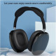 Бездротові навушники з мікрофоном Wireless Stereo Hedset P9 <unk> TF Card<unk> Чорний