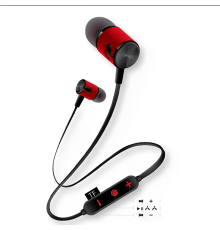 Магнітні бездротові навушники з плеєром Bluetooth MG-G20 Bluetooth 4.2 Червоний