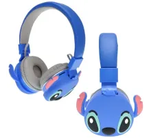 Бездротові дитячі Bluetooth-навушники "Стич" AH-806 Сині