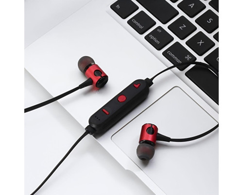 Магнітні бездротові навушники з плеєром Bluetooth MG-G20 Bluetooth 4.2 Червоний Магнітні бездротові навушники з плеєром Bluetooth MG-G20 Bluetooth 4.2 Червоний