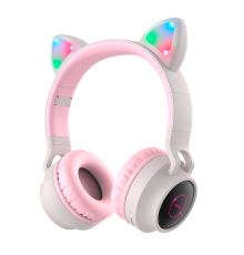 Бездротові навушники Bluetooth HOCO W27, Pink/Gray, Box