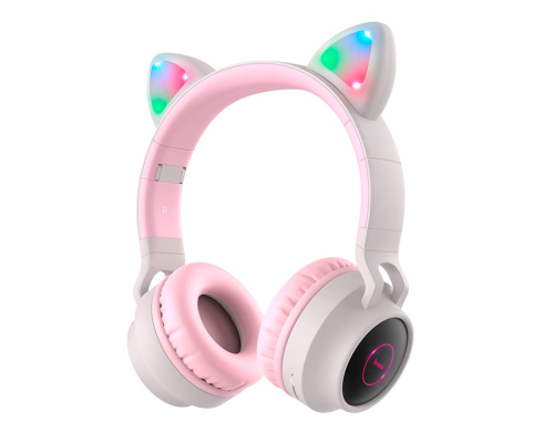 Бездротові навушники Bluetooth HOCO W27, Pink/Gray, Box Бездротові навушники Bluetooth HOCO W27, Pink/Gray, Box