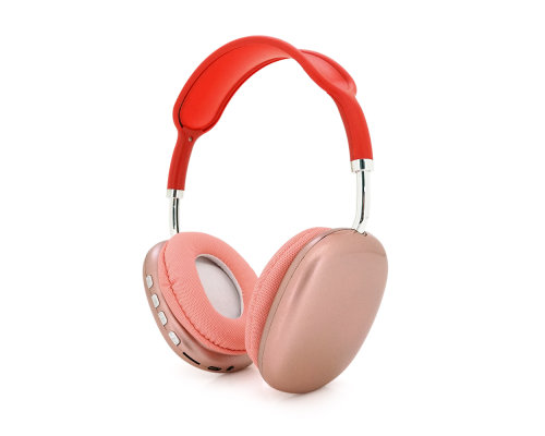 Бездротові навушники Bluetooth Macaron P9, Red