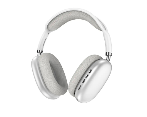 Навушники Bluetooth Borofone BO22, Silver, Box
