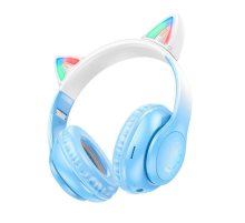Бездротові навушники Bluetooth HOCO W42, White/Blue, Box