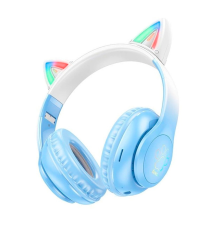 Бездротові навушники Bluetooth HOCO W42, White/Blue, Box