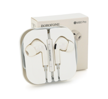 Навушники провідні BOROFONE BM80, 1.2м, White, Box