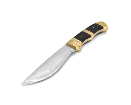 Ніж для кемпінгу SC-8114, Steel + black wood, Чохол
