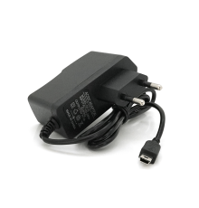 Зарядний пристрій Merlion 220V-mini USB, 5V 1A Black, Box