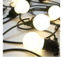 Гірлянда вулична Ретро Лампочки на 20 штук WARM Bulbs LED 50 і 5 метрів МХ 1-223 Теплий Білий