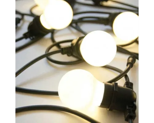 Гірлянда вулична Ретро Лампочки на 20 штук WARM Bulbs LED 50 і 5 метрів МХ 1-223 Теплий Білий