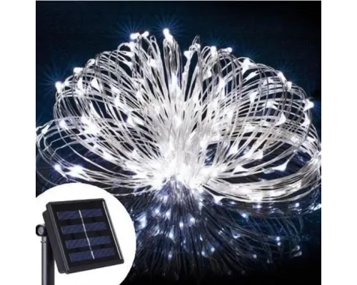 LED-гірлянда новорічна з лоничкою панеллю 100 LED 11 м колір Тепло-білий SF-13 LED-гірлянда новорічна з лоничкою панеллю 100 LED 11 м колір Тепло-білий SF-13