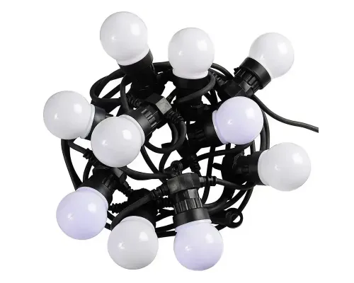 Гірлянда вулична Ретро Лампочки на 20 штук WARM Bulbs LED 50 і 5 метрів МХ 1-223 Теплий Білий