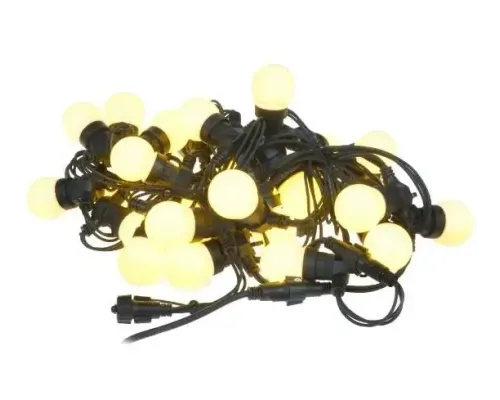 Гірлянда вулична Ретро Лампочки на 20 штук WARM Bulbs LED 50 і 5 метрів МХ 1-223 Теплий Білий
